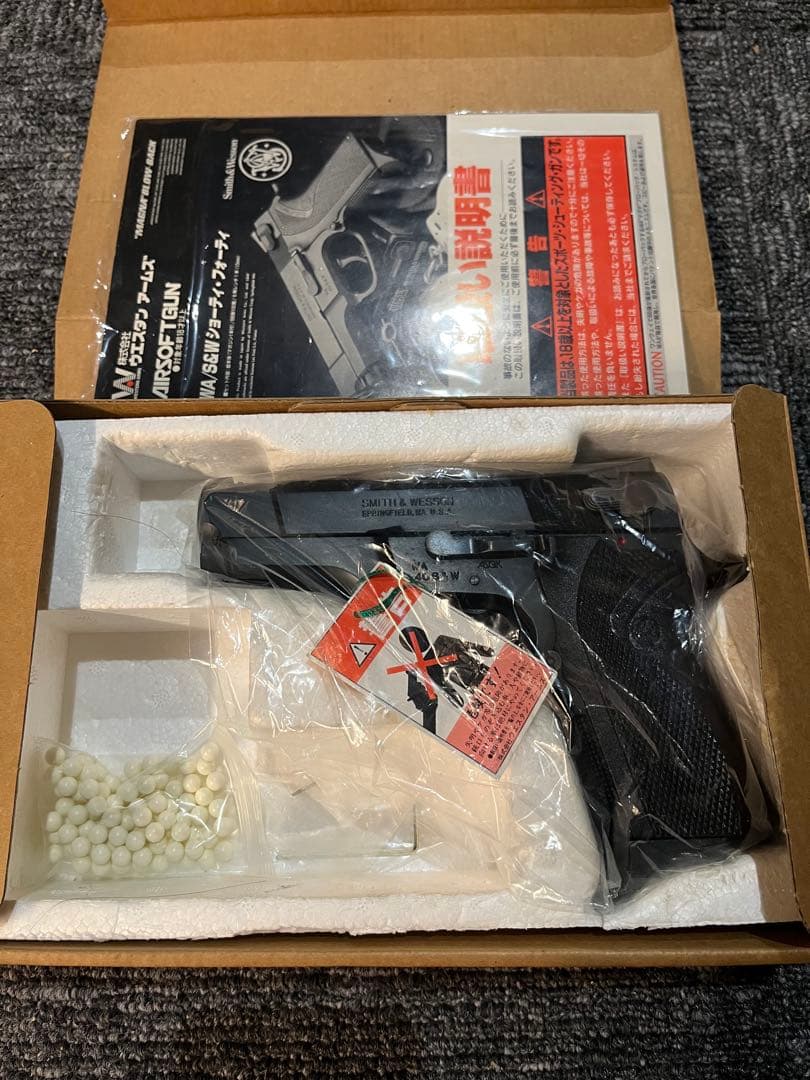 美品 WA S&W ショーティ40 HW ウエスタンアームズ　ガスガン