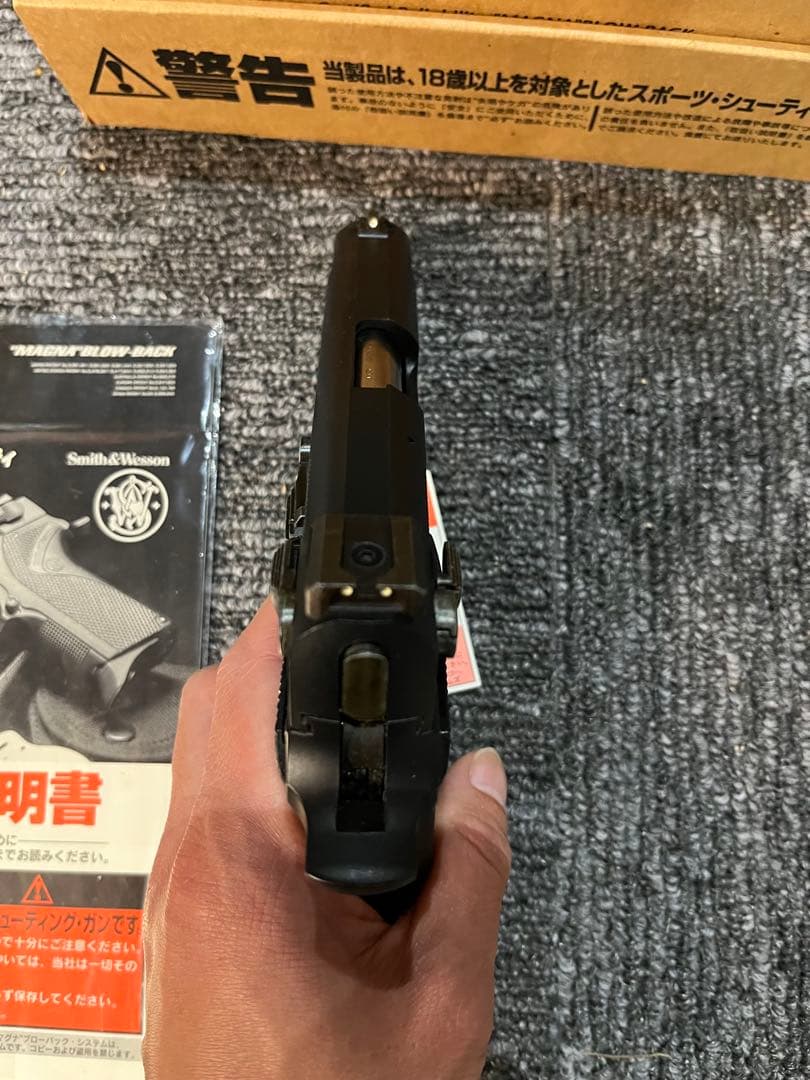 美品 WA S&W ショーティ40 HW ウエスタンアームズ　ガスガン