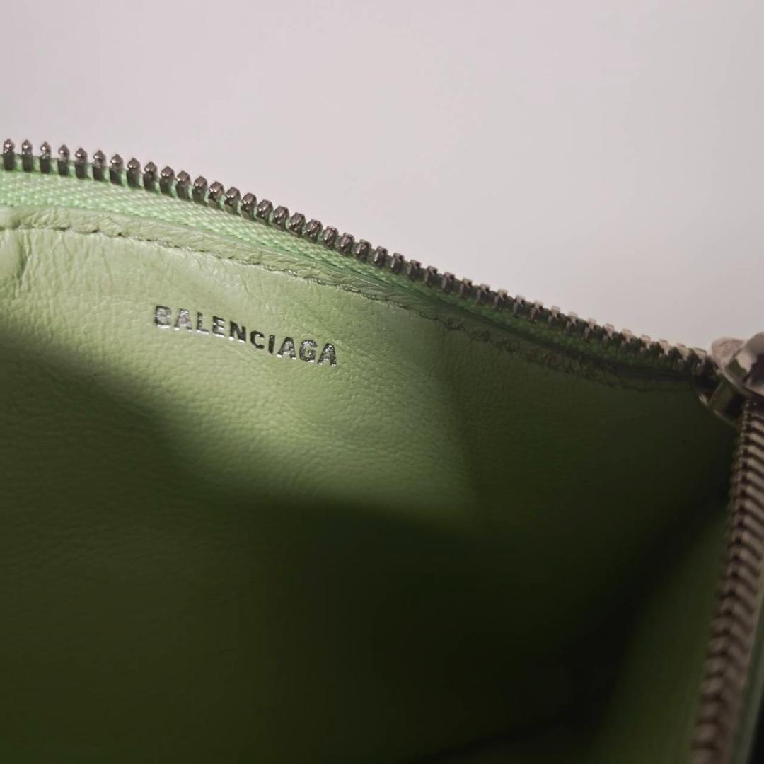 最終割引　BALENCIAGA ユリ柄 ミニ財布　パース