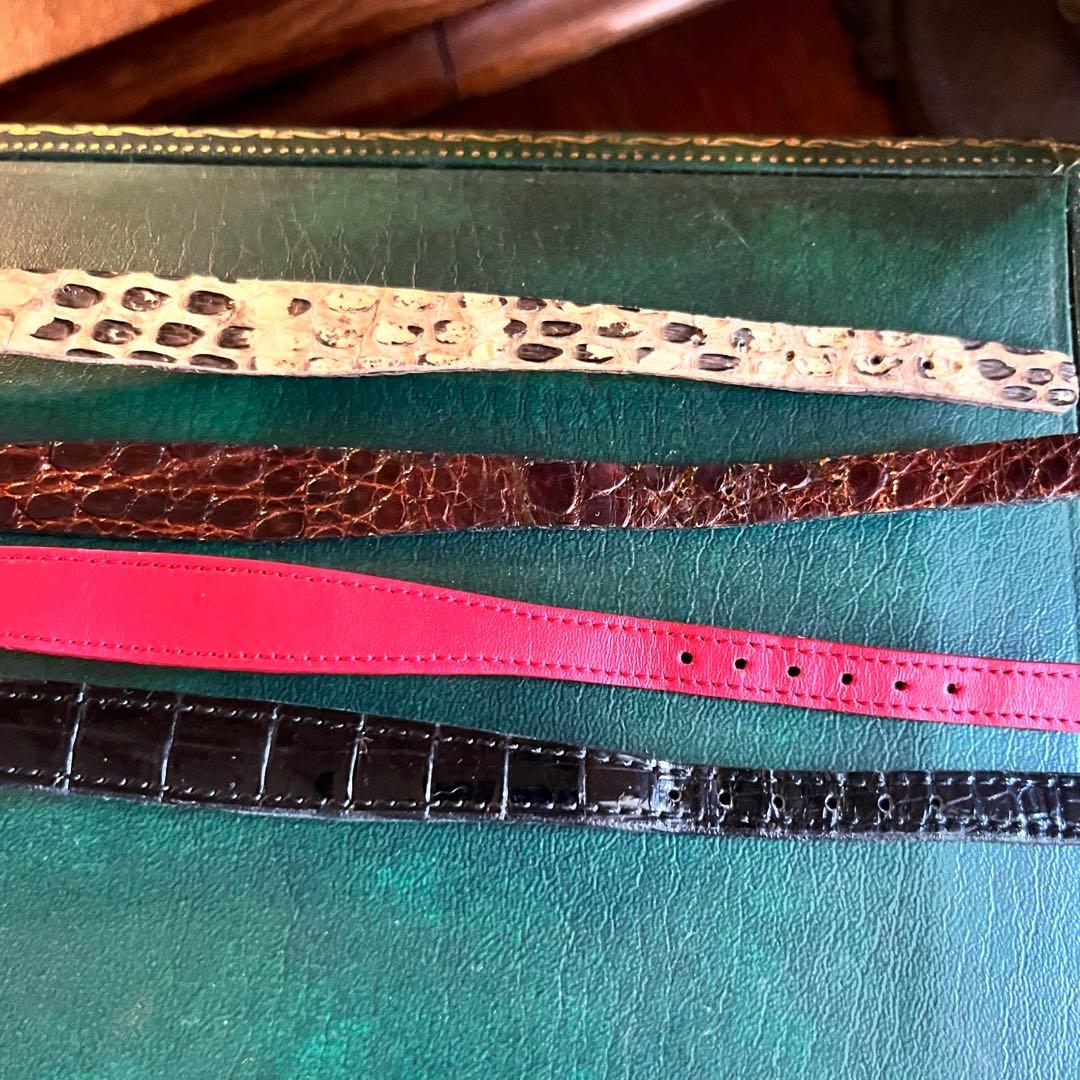 ロレックス　カメレオン　純正尾錠2個　替えベルト4本