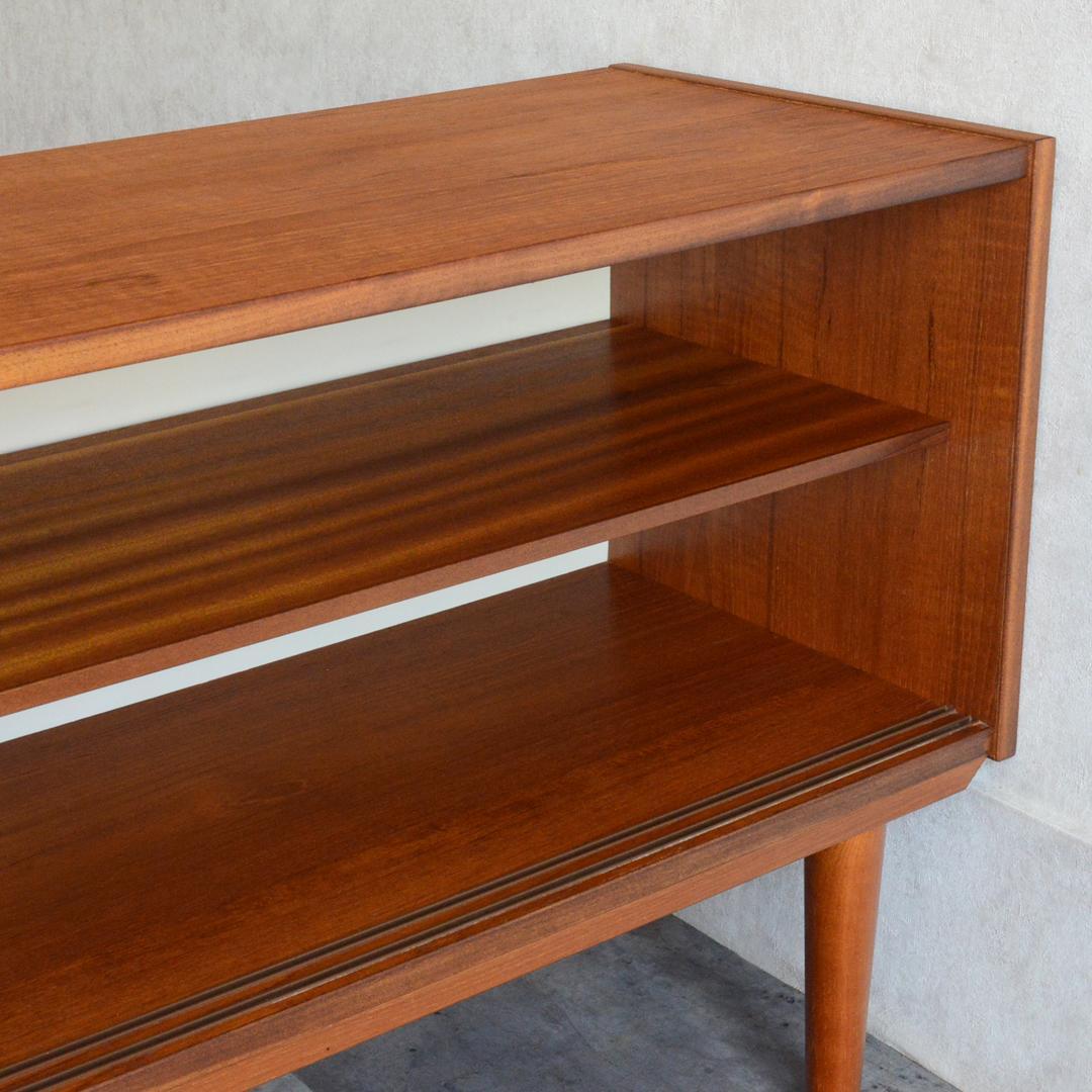 デンマーク 北欧ヴィンテージ チーク ガラスキャビネット 北欧家具 ショーケース