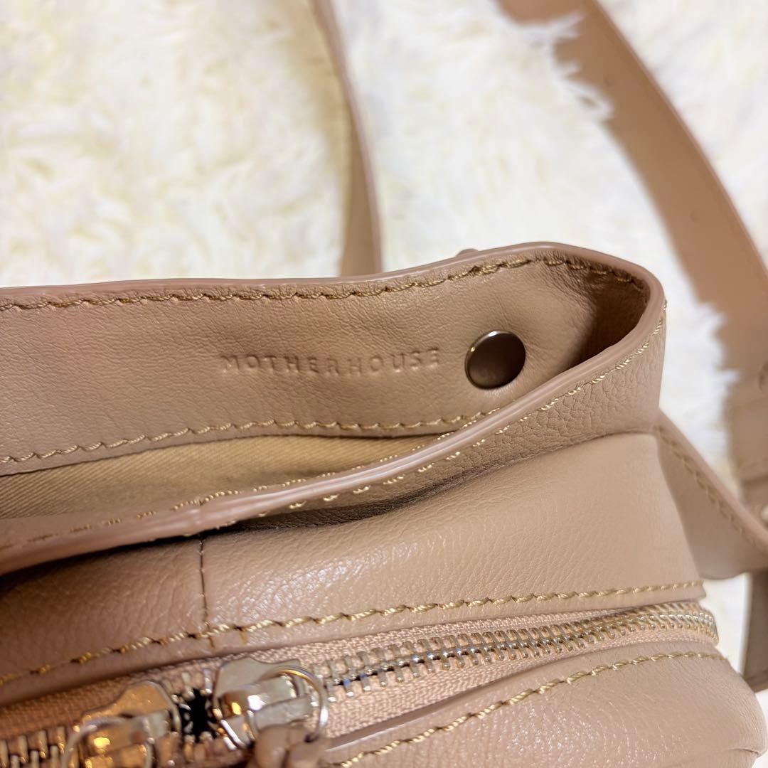 マザーハウス　ソラ　2ウェイショルダーバッグ Mサイズ　ベージュ