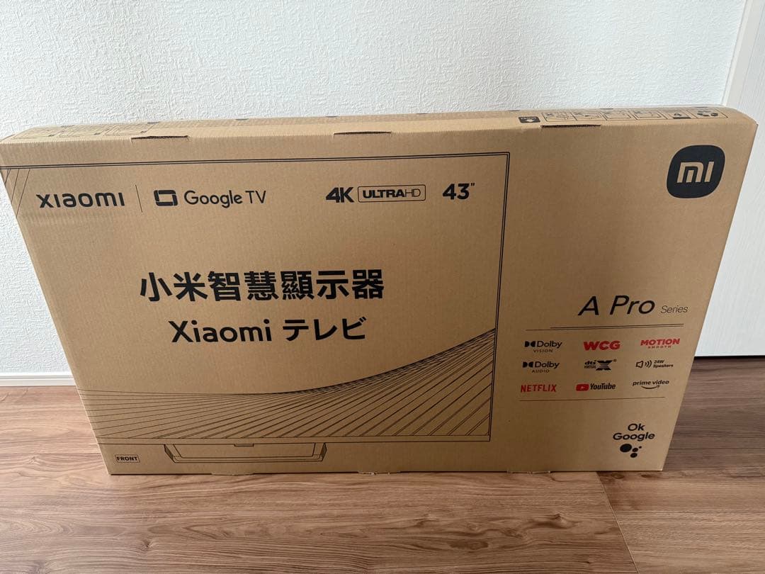 Xiaomi 43インチ テレビ A Pro Series