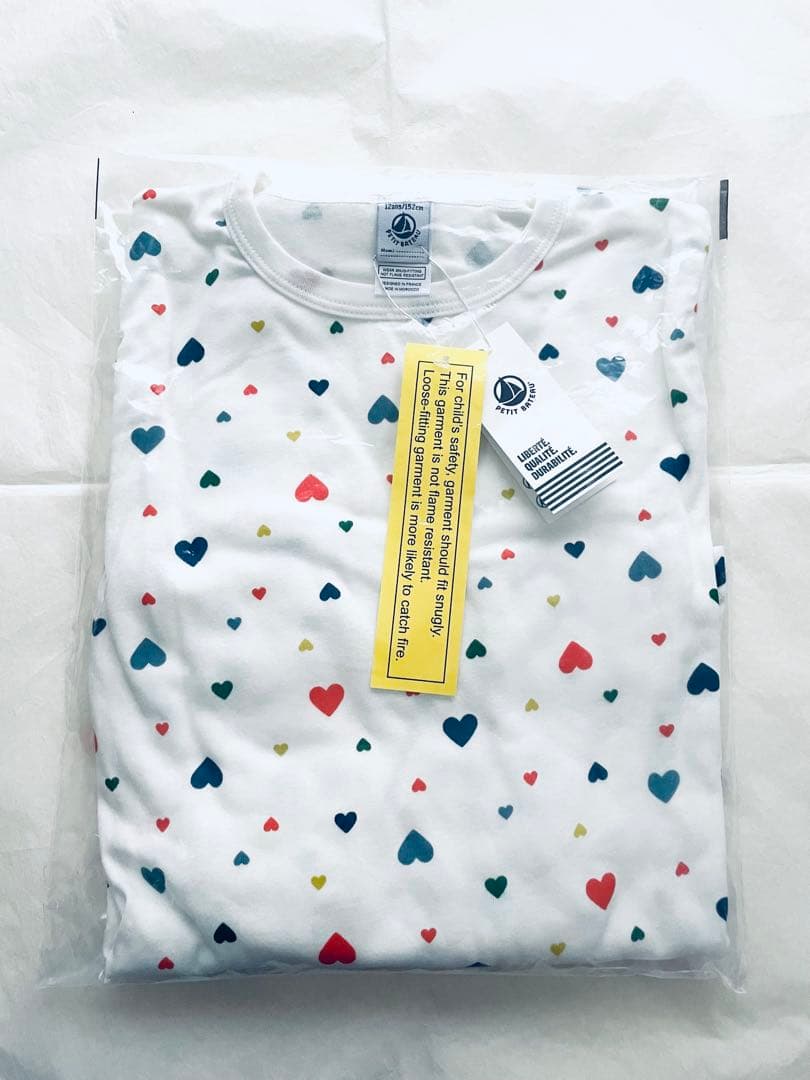 おまとめ 新品 未使用 プチバトー 長袖 パジャマ 10ans 12ans