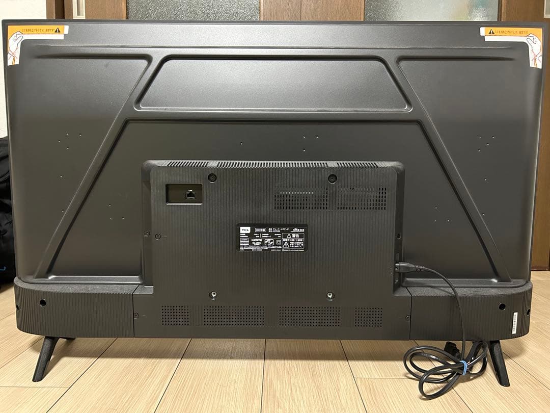 TCL 43V型4K対応液晶 チューナーレススマートテレビ43P63E