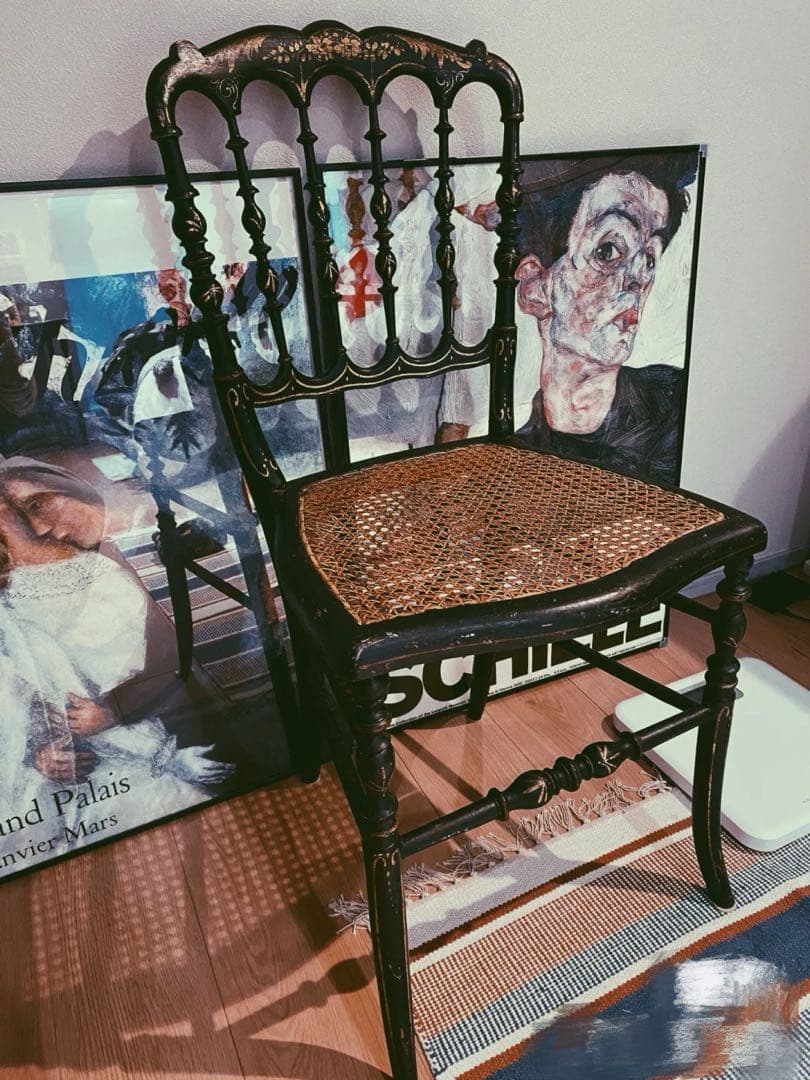 フランス製アンティークナポレオンチェア