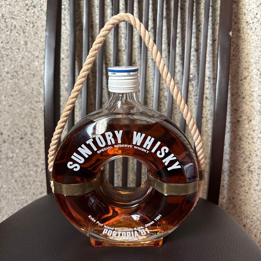 サントリーウィスキー ポートピア'81記念ブイボトル