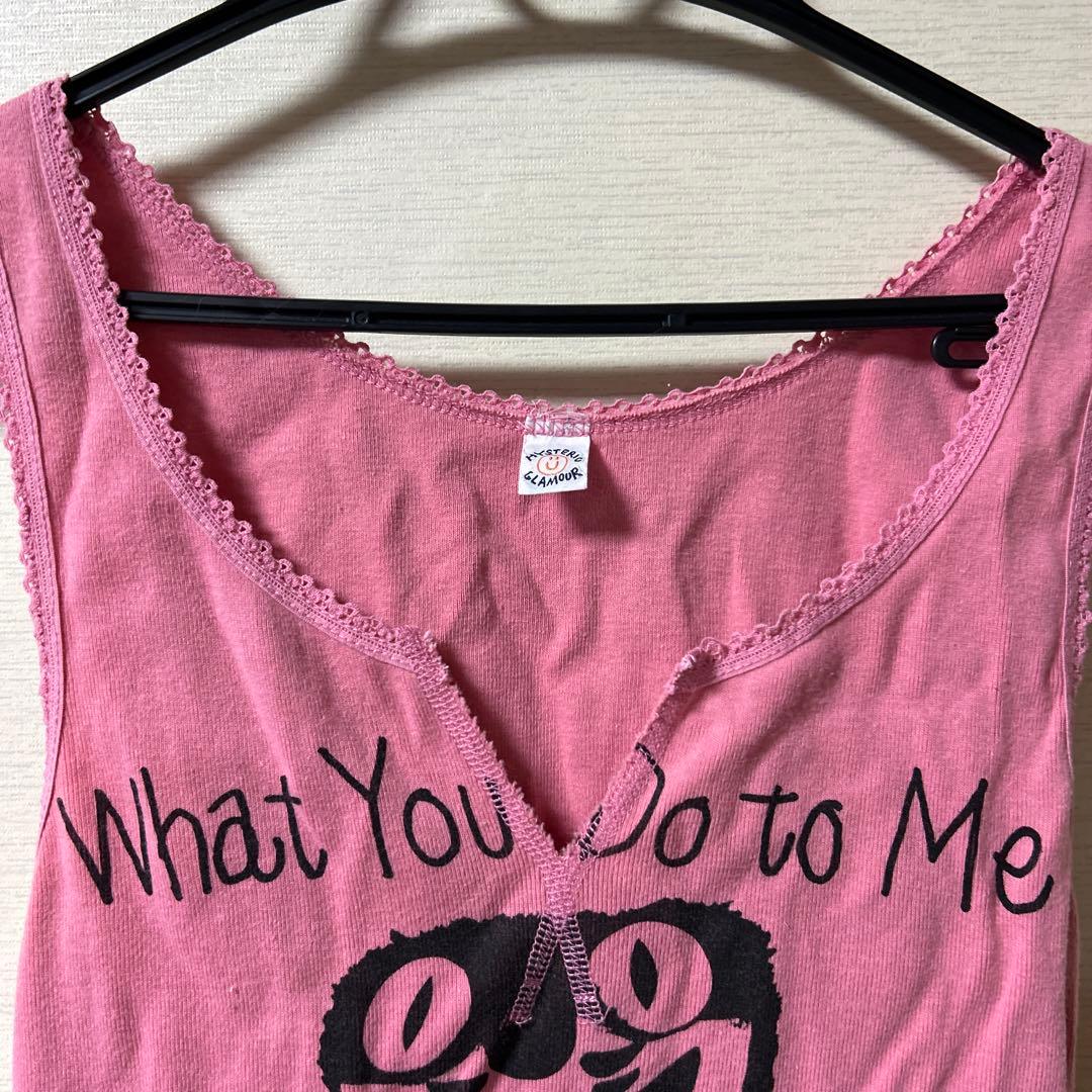 HYST ERIC GIAＭOUR タンクトップ ピンク