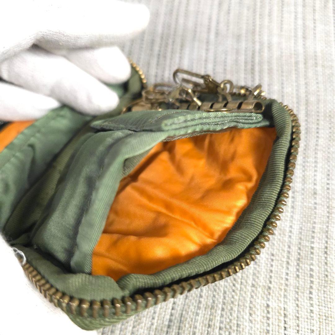 希少色　人気　PORTER　ポーター　タンカー　6連　キーケース　セージグリーン