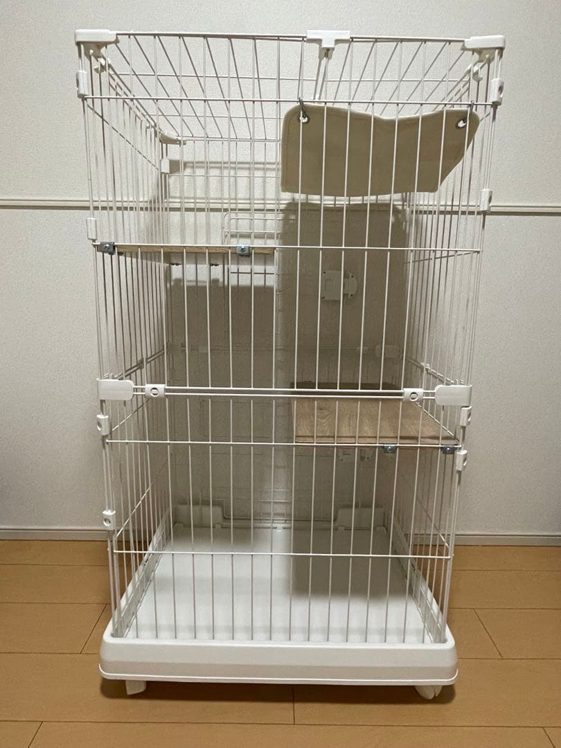 アイリスオーヤマ ハンモック付き 2段 ミニキャットケージ