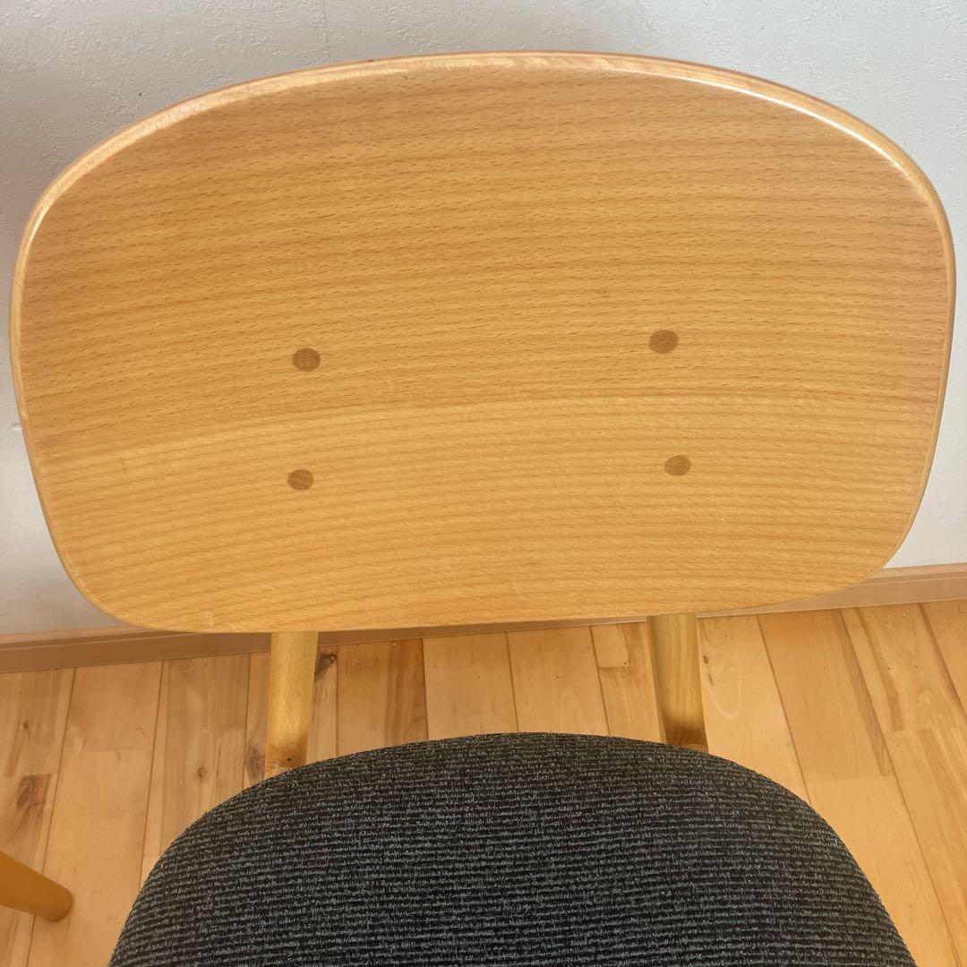 美品　QUON/クオン　プラム　ダイニングチェア2脚　椅子