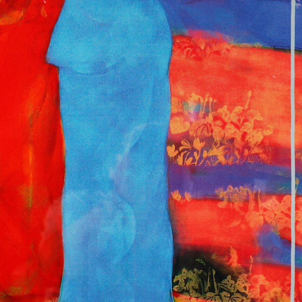 田村能里子 ファンケル銀座展示作 シルクプリント 女神の壁画 額付