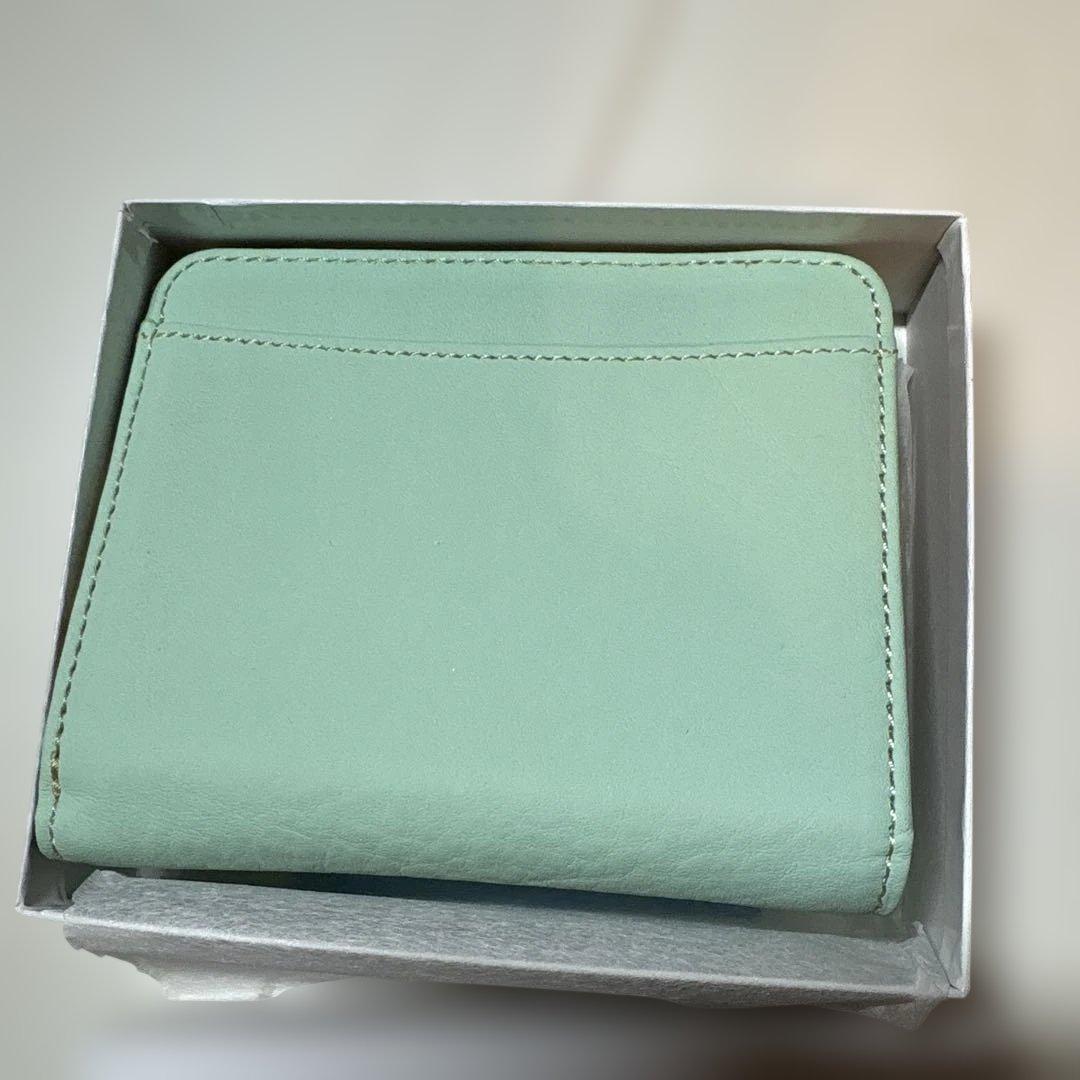 未使用 kitamura 二つ折り財布 ウォレット　財布　キタムラ　グリーン