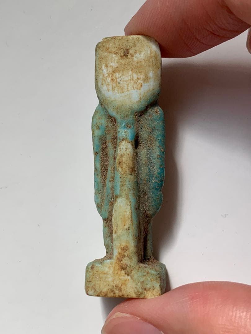 古代エジプト　副葬品　ファイアンス　ガンダーラ　ウシャブティ　出土　スカラベ印章