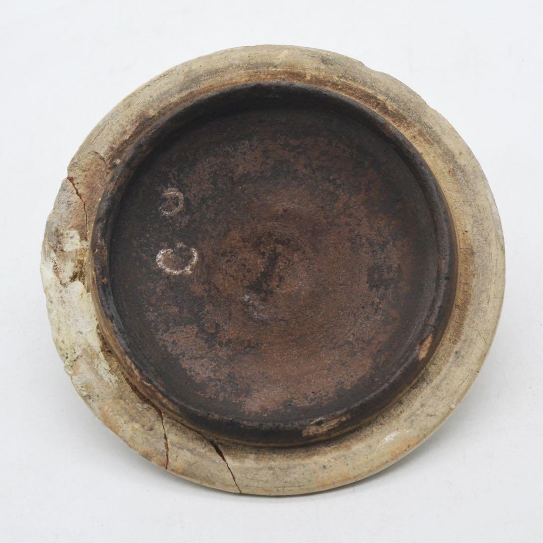 江戸時代中期〜後期　火消壺　瀬戸麦藁手火消壺　繕いの美　レトロ