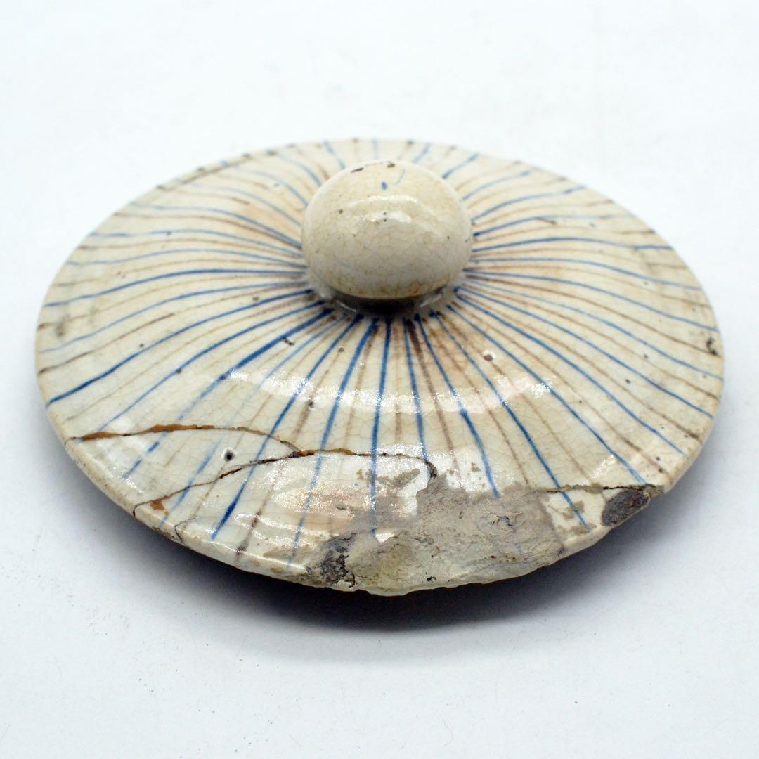 江戸時代中期〜後期　火消壺　瀬戸麦藁手火消壺　繕いの美　レトロ