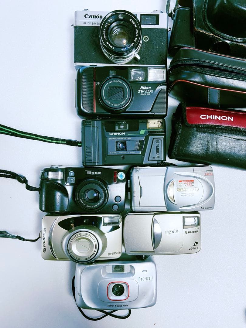 フィルムカメラ　Canon Chinon Nikon Fujifilmオリンパス