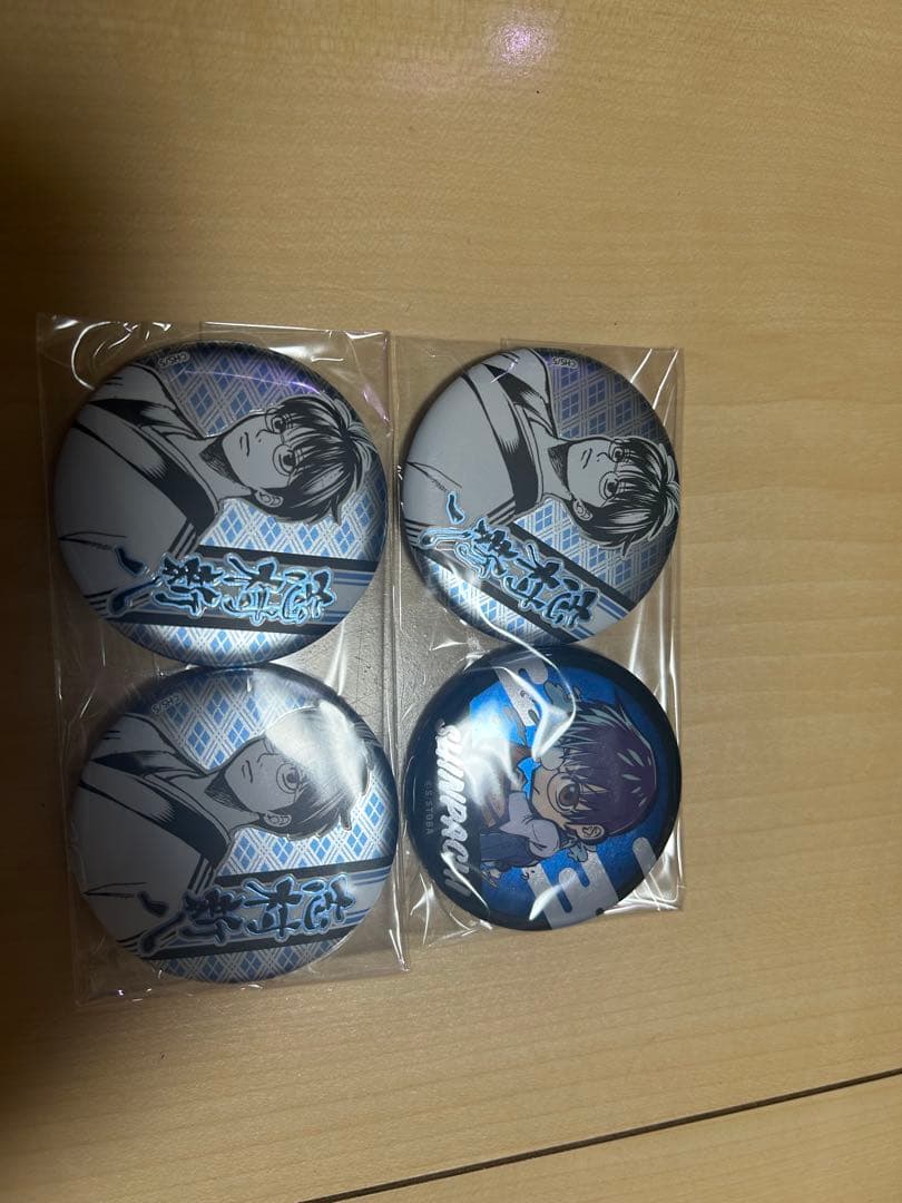 銀魂 缶バッジセット　志村新八　志村妙