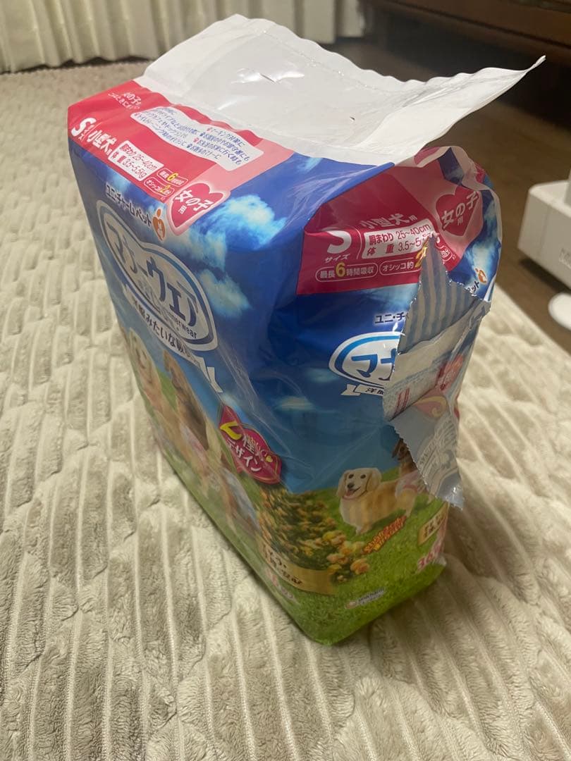 せんべい　マナーウェア Sサイズ 小型犬用 6パック