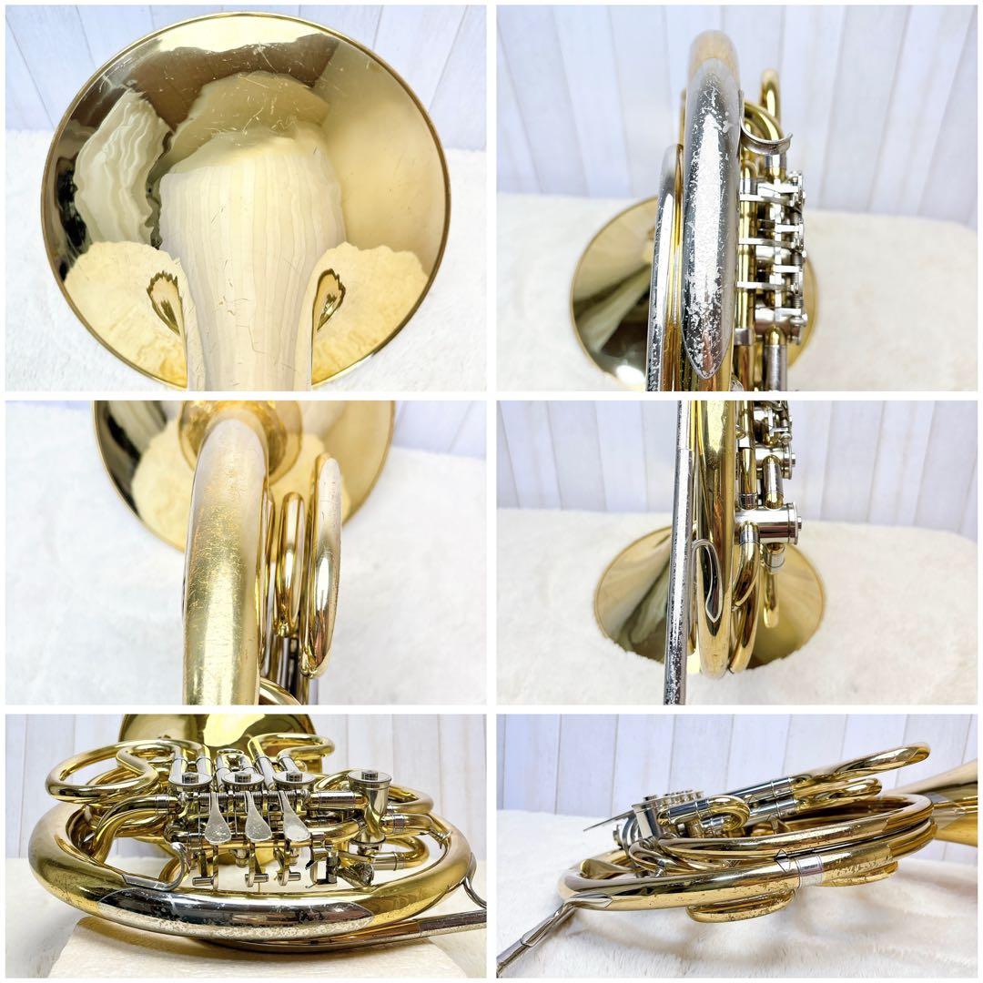 YAMAHA ヤマハ YHR-664 フルダブルホルン マウスピース付き