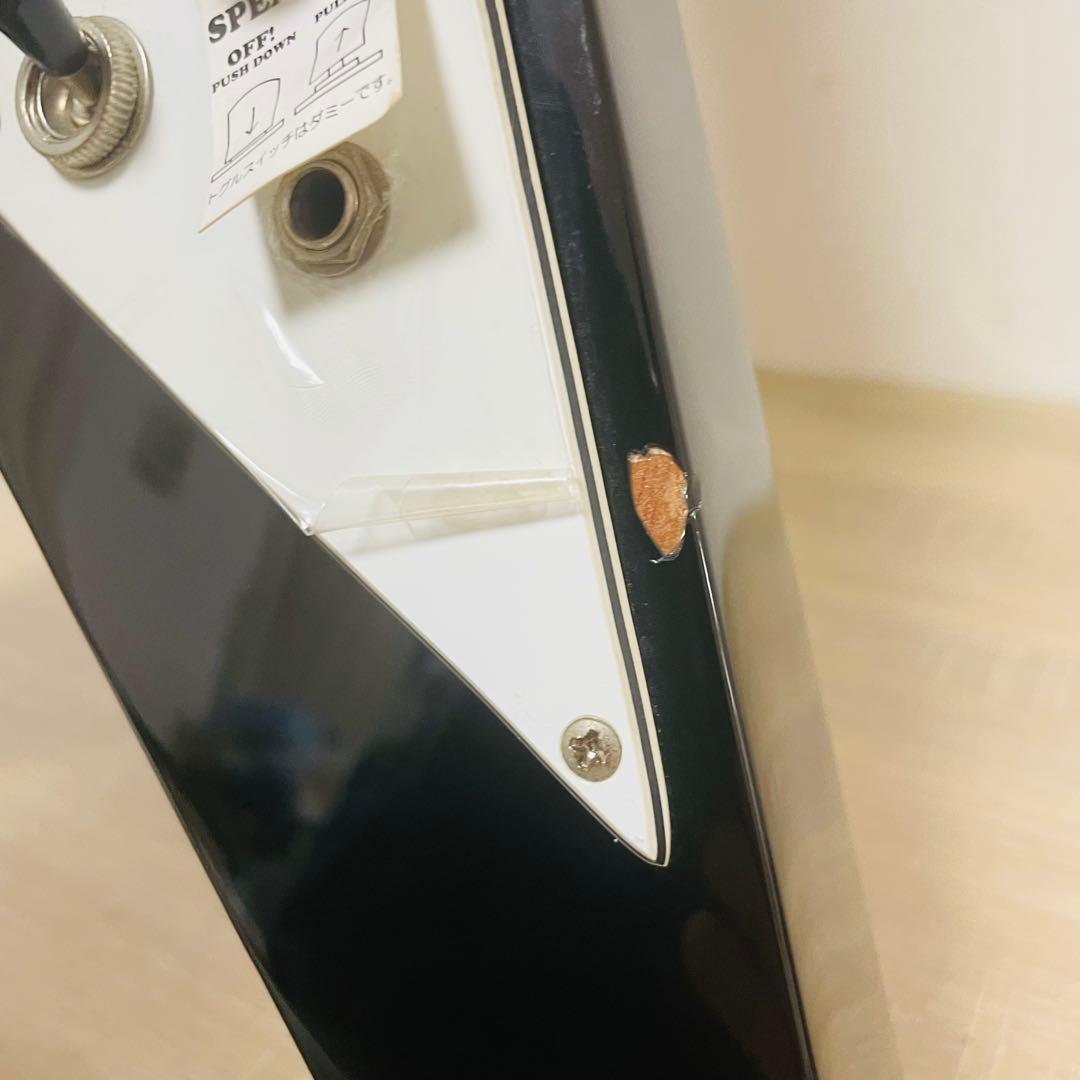 グラスルーツ GR-FV-32 スピーカー内蔵 エレキギターフライングV 希少品