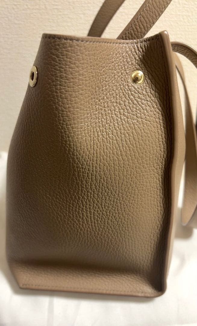 【値下げ】FURLAベージュ レザートートバッグ