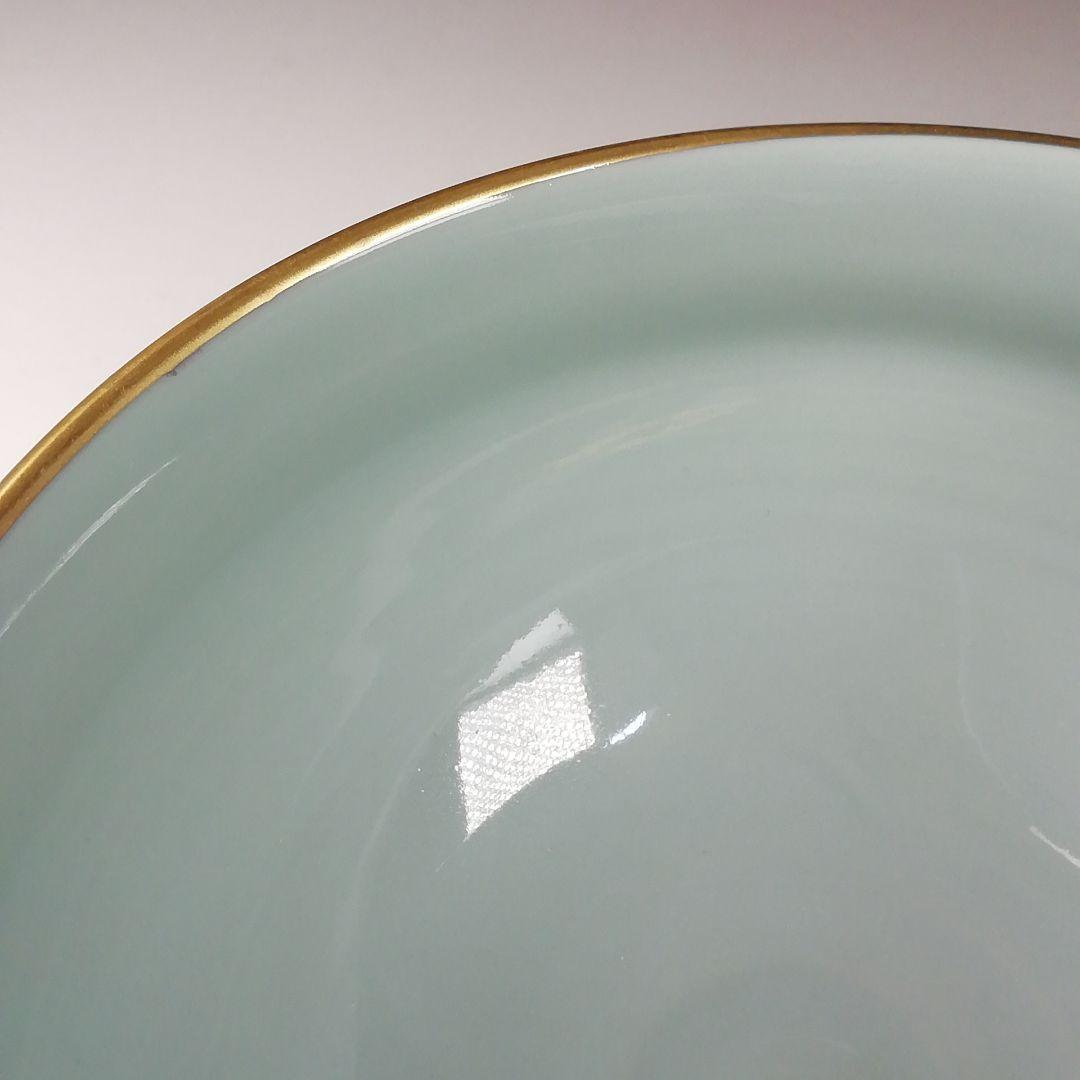 Ｔ３３６　茶碗　『彩磁　参道絵』『二代　手塚玉堂』　共箱　抹茶碗　茶道具