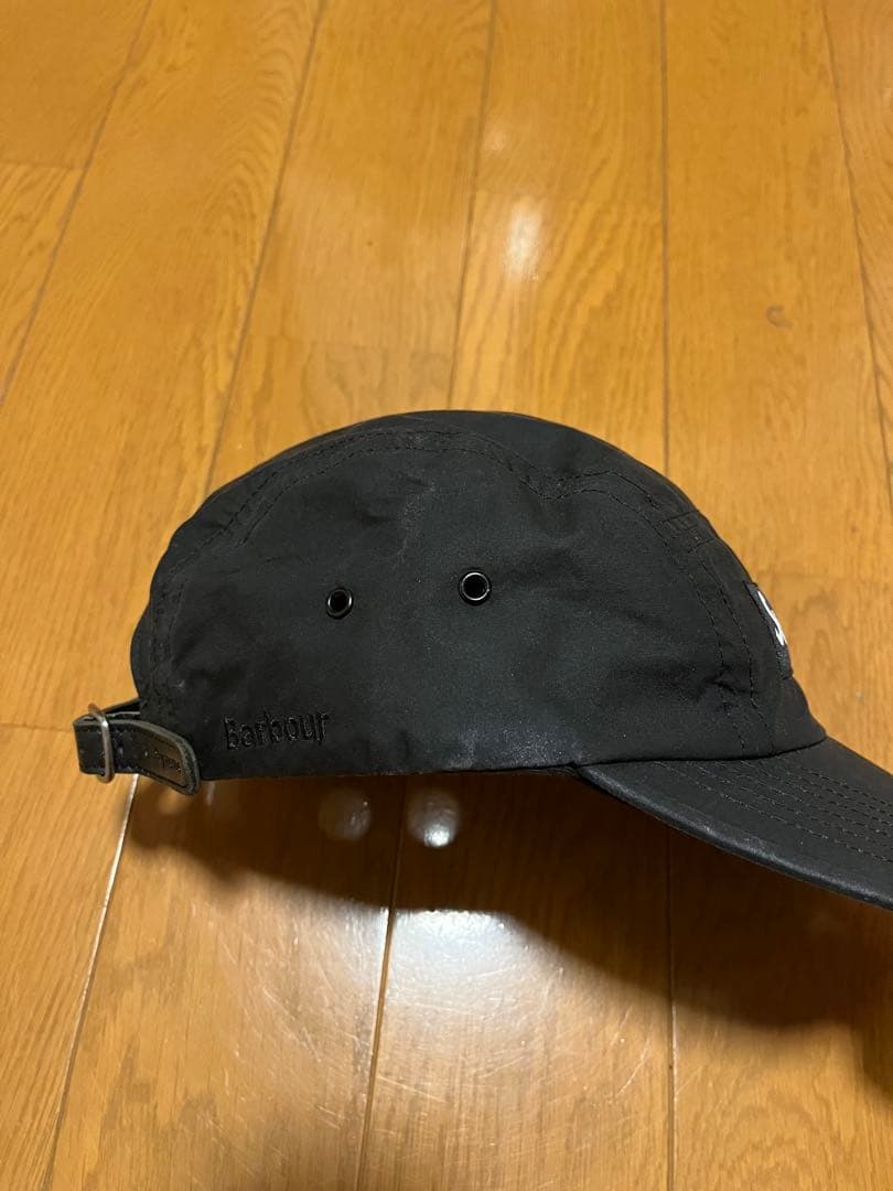 Supreme×Barbour Waxed Cotton Cap 黒