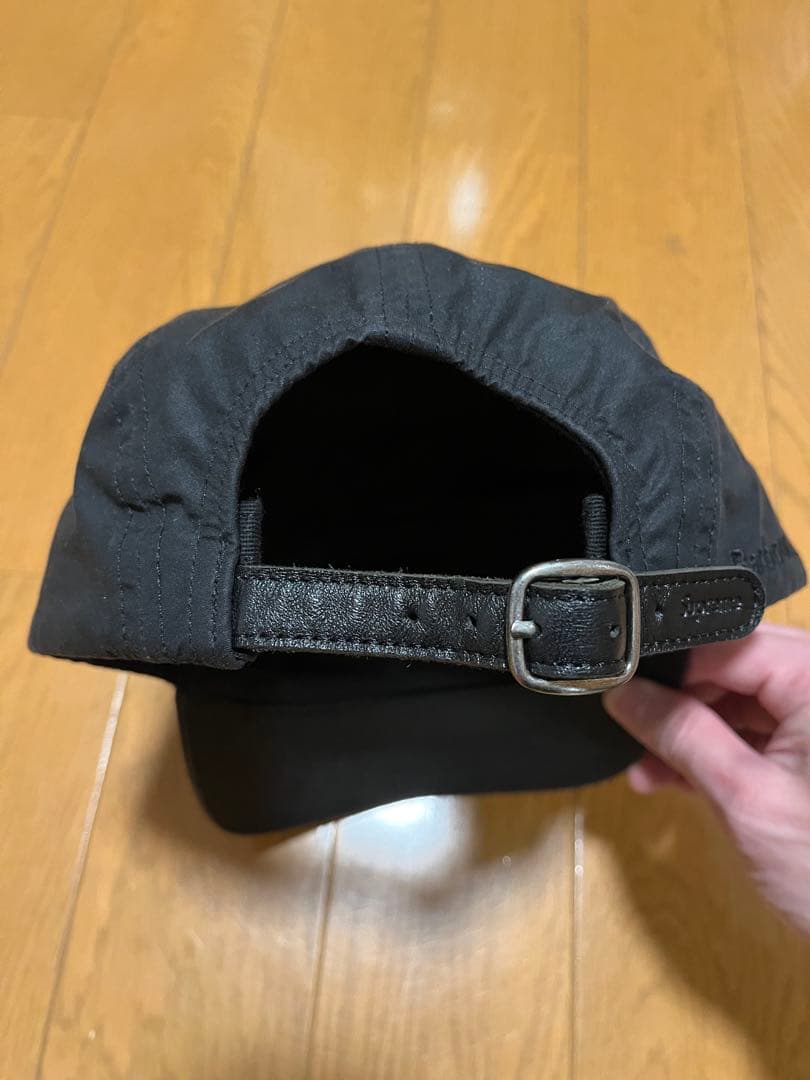 Supreme×Barbour Waxed Cotton Cap 黒