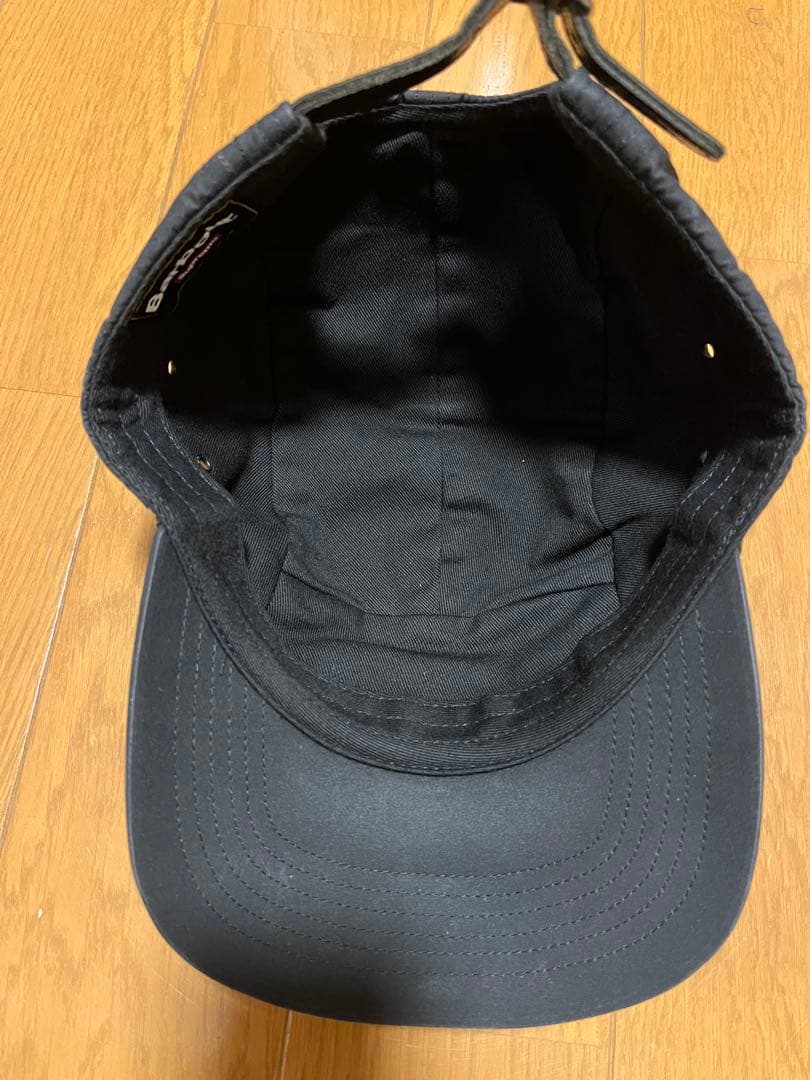 Supreme×Barbour Waxed Cotton Cap 黒