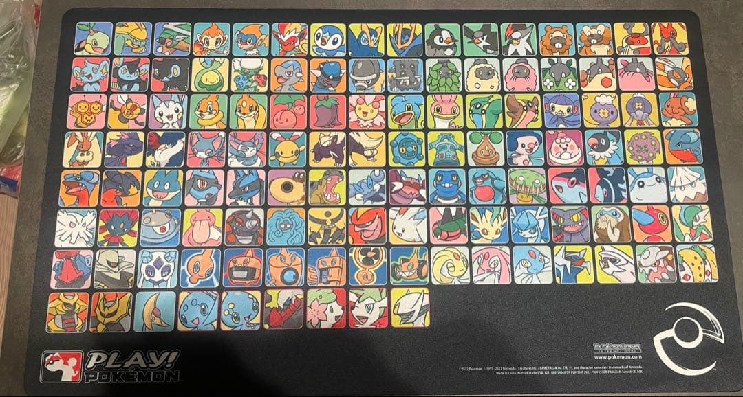 正規品 公式 プロフェッサー プログラム シンオウ 第4世代 プレイマット