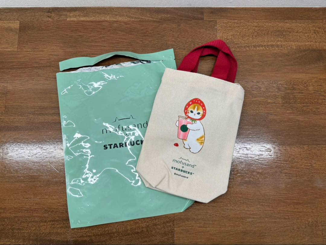 mofusand × STARBUCKS バッグ 3種セット　シンガポール限定