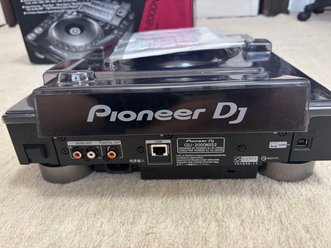 Pioneer CDJ-2000Nexus2専用ケースとカバー付き メンテ済み品