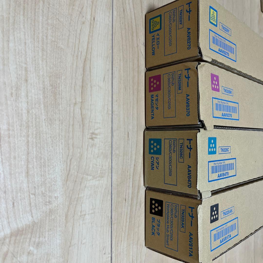 KONICA MINOLTA TN328トナーカートリッジ4色セット