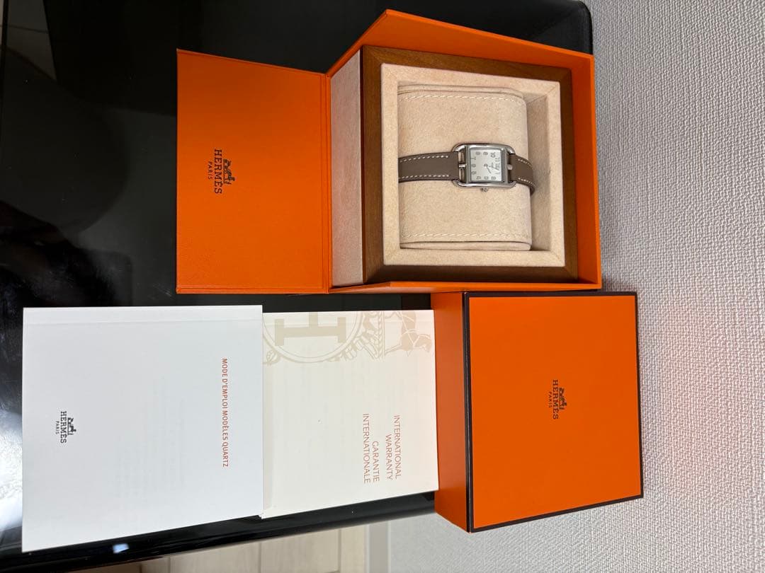 HERMES エルメス ケープコッド エトゥープ 腕時計　PM31mm