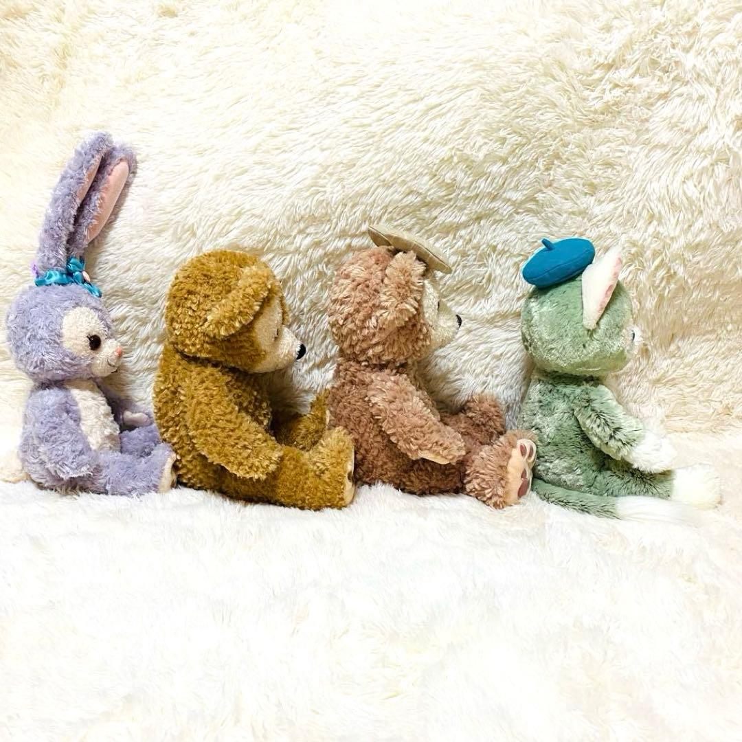 【付属品付き】ダッフィー&フレンズ ぬいぐるみ ４体セット