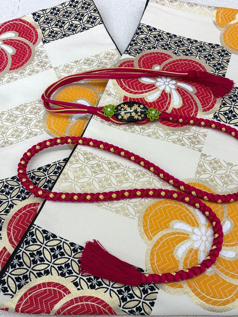 成人式　振袖フルセット　1131　正絹振袖　黒　花柄　格安！