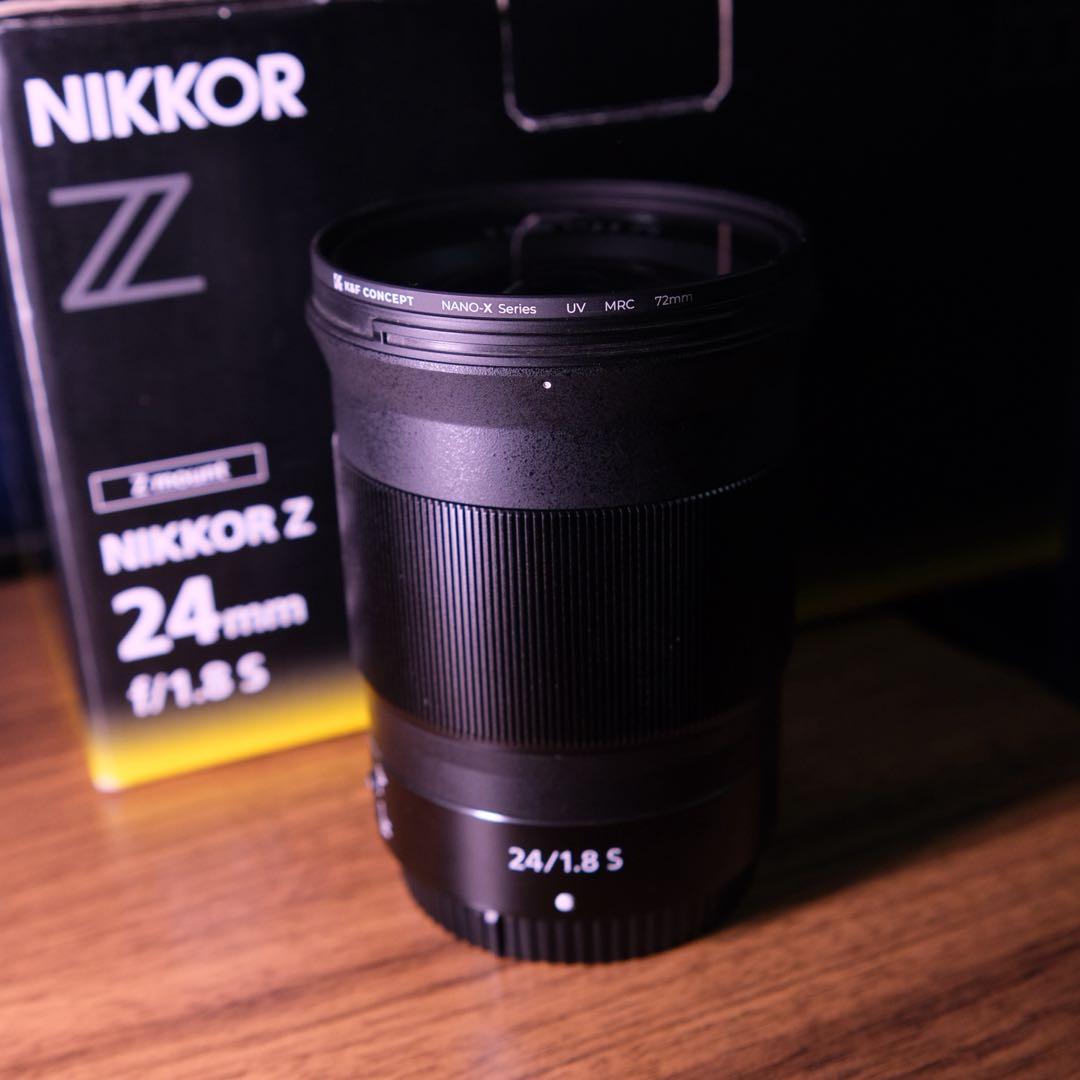 【美品】NIKKOR Z 24mm f/1.8 S ⭐︎レンズフィルター付き