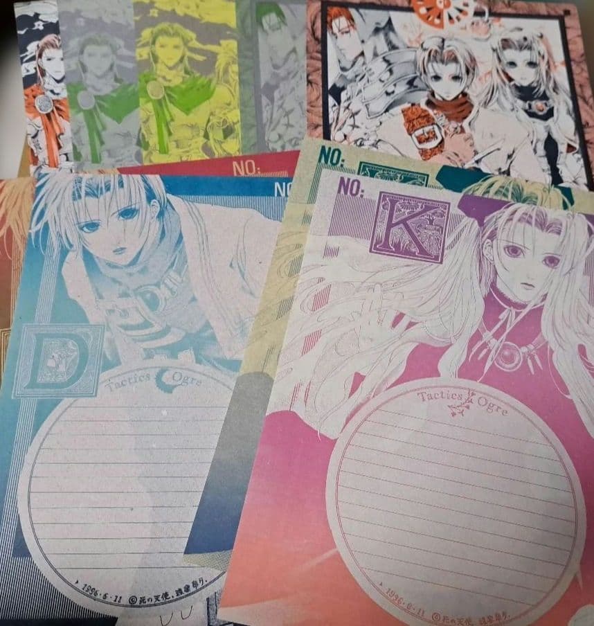 珠黎皐夕 同人便箋63枚↑オウガバトル、FINAL FANTASY