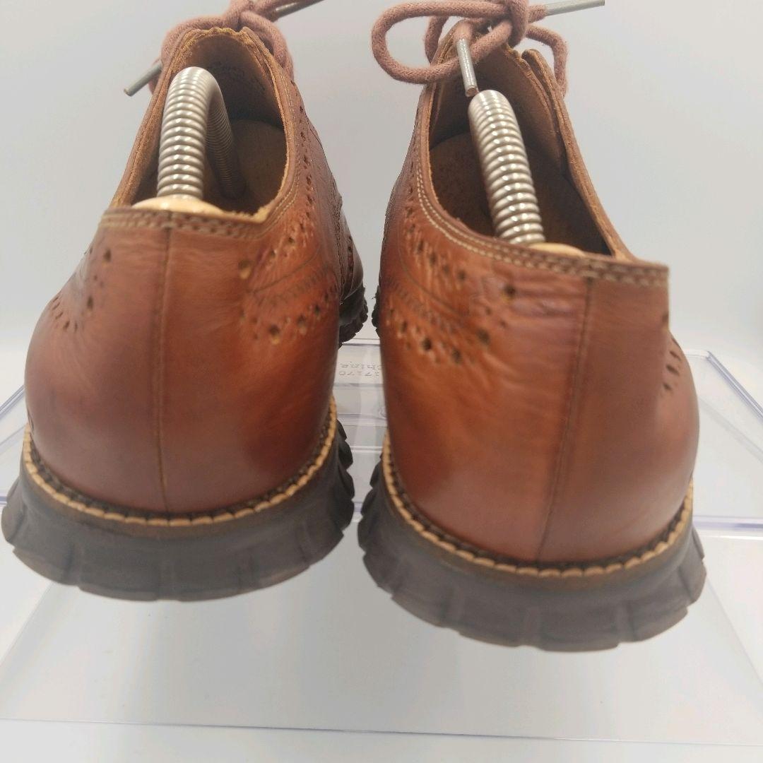 コールハーン　ゼログランド　ウィングチップ　メダリオン　レザー　26cm