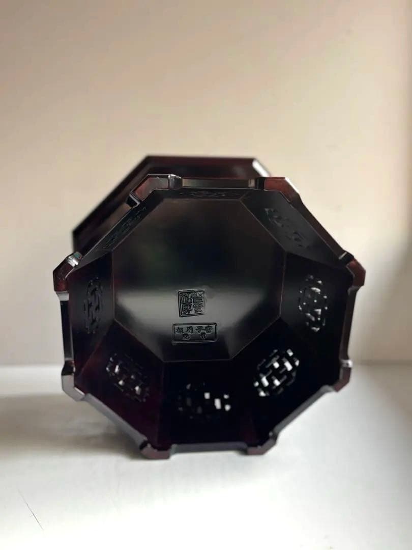 760 李朝家具 八角膳 小盤① 杏子通板 ソバン ヴィンテージ 美品 韓国