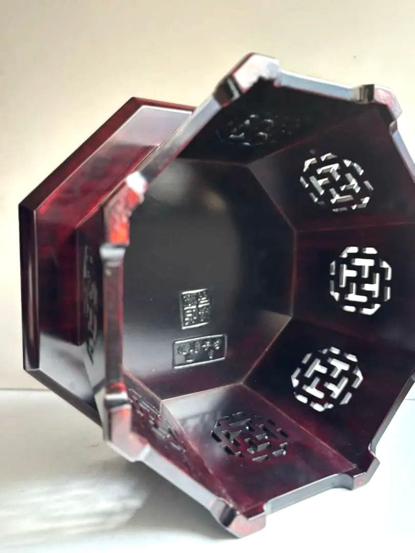 760 李朝家具 八角膳 小盤① 杏子通板 ソバン ヴィンテージ 美品 韓国