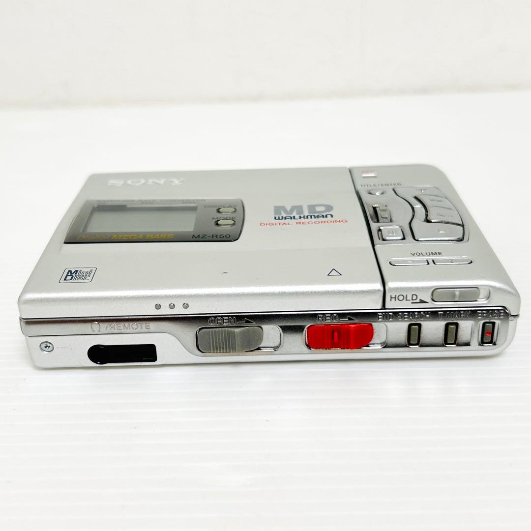 希少動作品 SONY MDウォークマン MZ-R50 シルバー WALKMAN