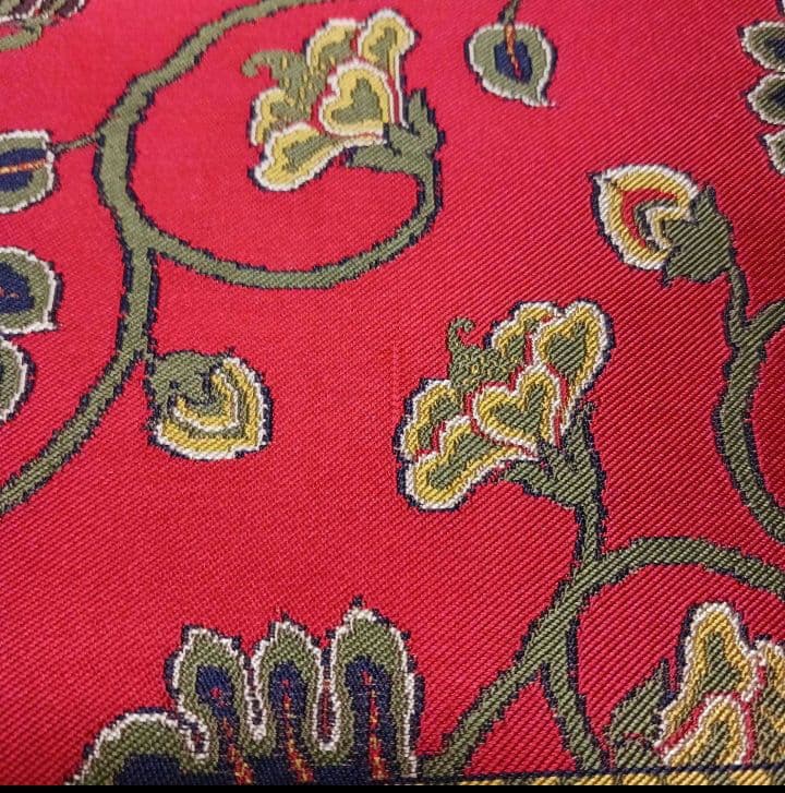 龍村平蔵 鴛鴦唐草文錦 タペストリー