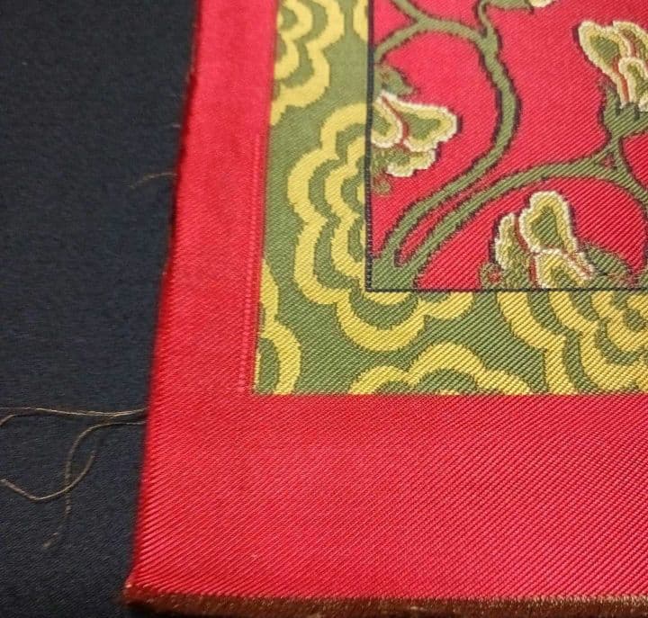 龍村平蔵 鴛鴦唐草文錦 タペストリー