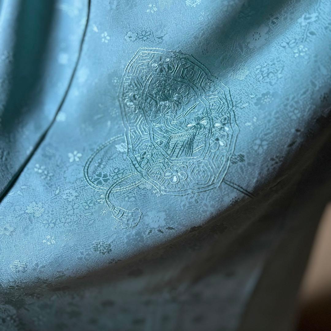 正絹汕頭刺繍訪問着4点フルセット◎全品未使用！コーディネート品格シリーズa15