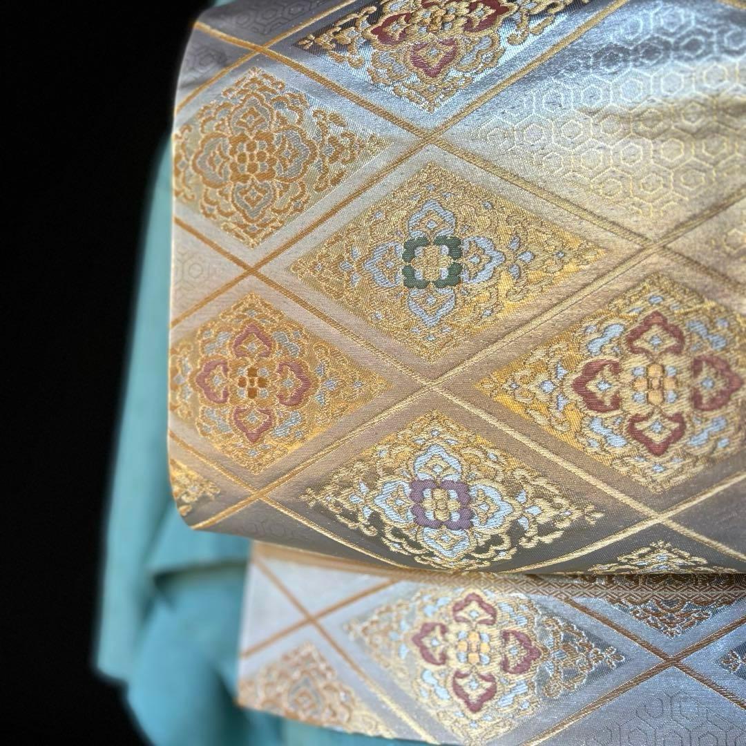 正絹汕頭刺繍訪問着4点フルセット◎全品未使用！コーディネート品格シリーズa15