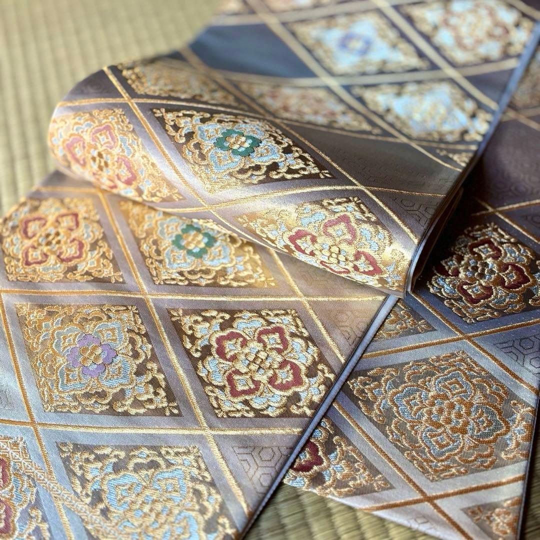 正絹汕頭刺繍訪問着4点フルセット◎全品未使用！コーディネート品格シリーズa15