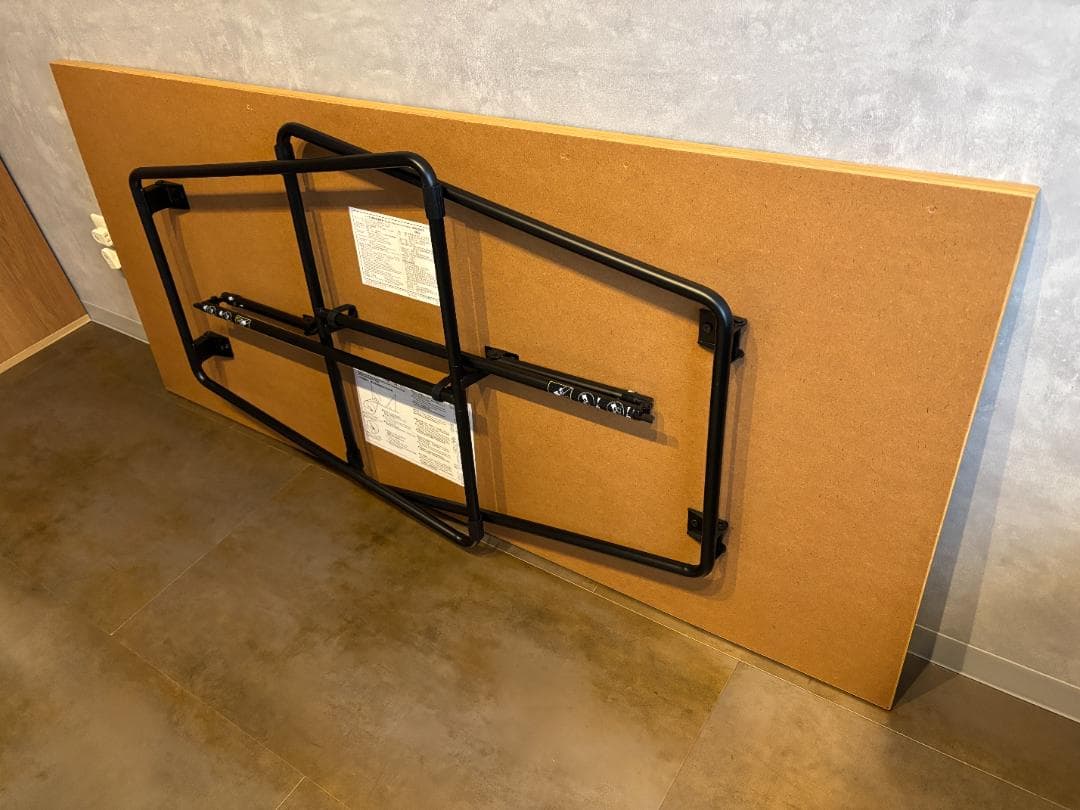 無印良品 木製折りたたみテーブル 幅160cm 奥行70 オーク材 美品