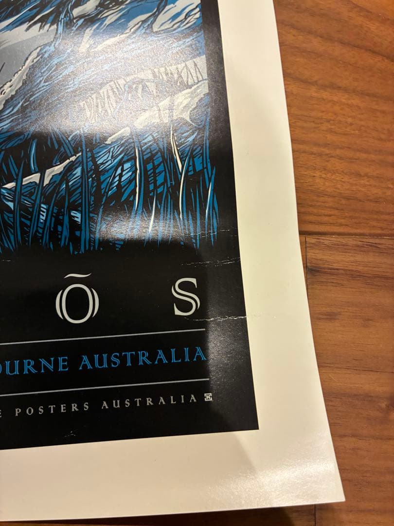 シガーロス　SIGUR ROS 2008年メルボルン公演ポスター　243/500